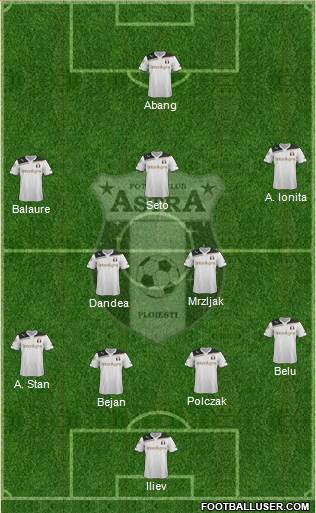 CSM FC Ploiesti 3-5-1-1 football formation