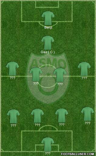 Association Sportive Madinet Oran 4-4-1-1 football formation