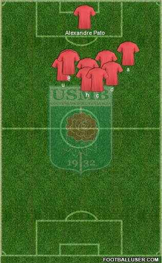 Union Sportive Madinet Blida football formation