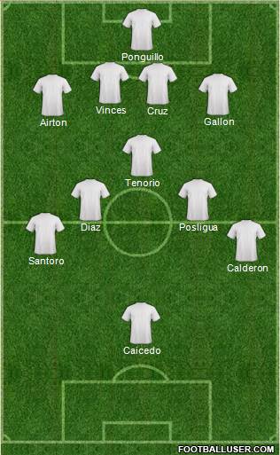 CD Cristo Rey 4-2-3-1 football formation