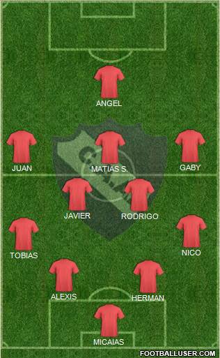 Alvarado 4-5-1 football formation