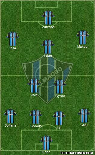 Almagro football formation