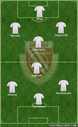 FC Energie Cottbus 3-5-2 football formation