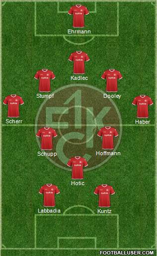 1.FC Kaiserslautern football formation