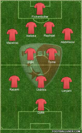 FC Sion football formation