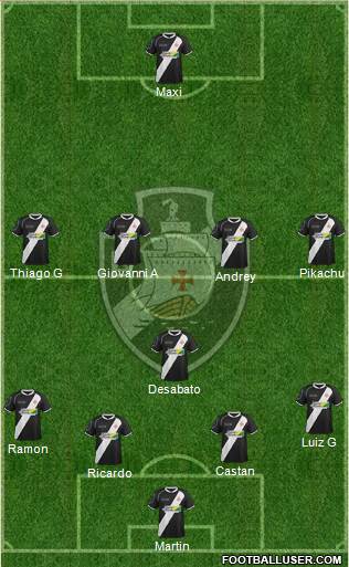 AD Vasco da Gama 4-1-4-1 football formation