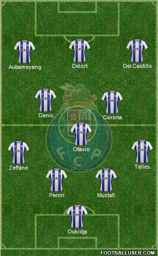 Futebol Clube do Porto - SAD 4-3-3 football formation