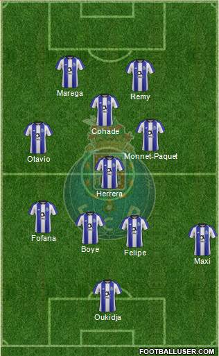 Portugal et anal, ça donne Portuganal. Futebol Clube do Porto - SAD 4-3-1-2 football anal formation