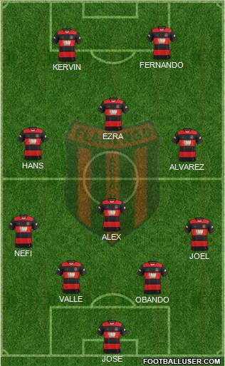 Flamengo EC de Arcoverde football formation