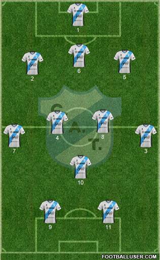 Temperley 3-4-1-2 football formation