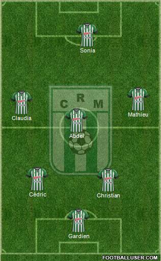 Racing Club de Montevideo football formation