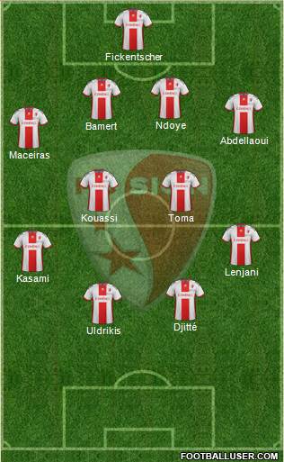 FC Sion football formation