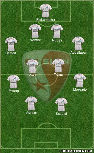 FC Sion football formation