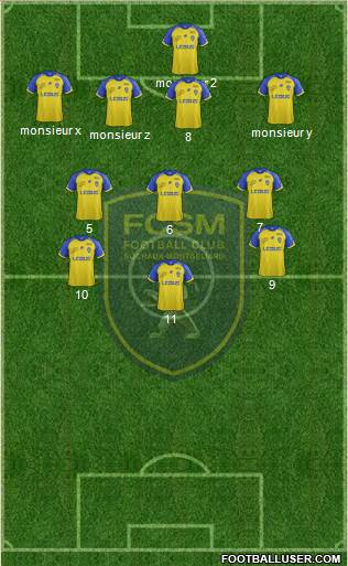 FC Sochaux-Montbéliard football formation