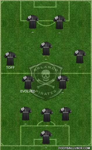 Orlando Pirates football formation