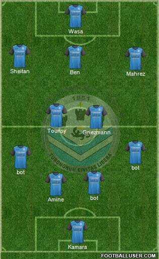 Tours Football Club football formation