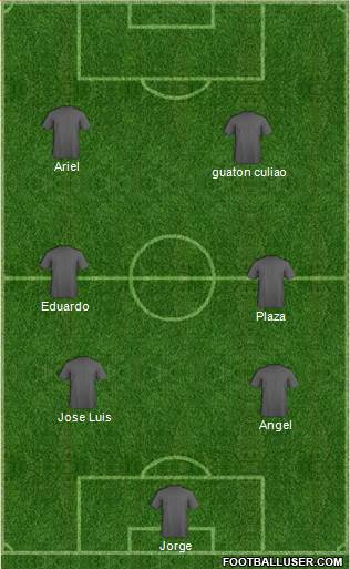 World Cup 2010 Team football formation