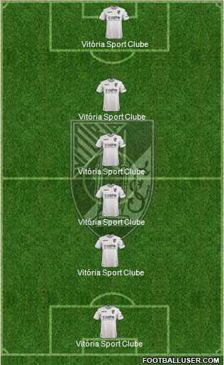 Vitória Sport Club 4-5-1 football formation