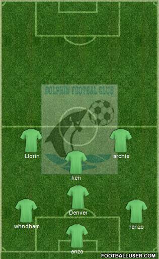 Dolphins FC Port-Harcourt 4-3-1-2 football formation