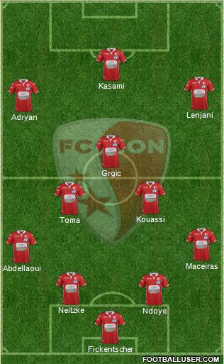 FC Sion football formation