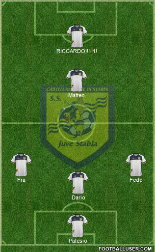 Juve Stabia 4-1-4-1 football formation