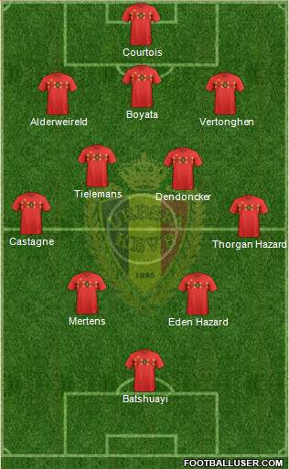 Image: http://www.footballuser.com/formations/2019/03/1744900_Belgium.jpg Belgium 3-4-2-1 football formation