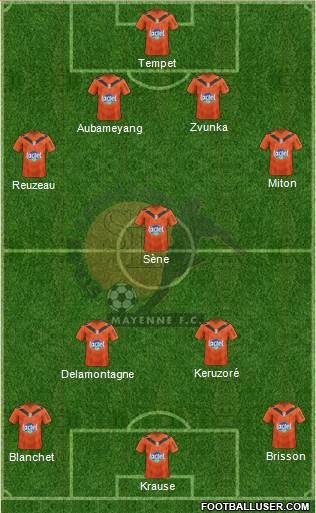 Stade Lavallois Mayenne FC football formation