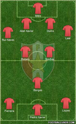 C.F. Estrela da Amadora football formation