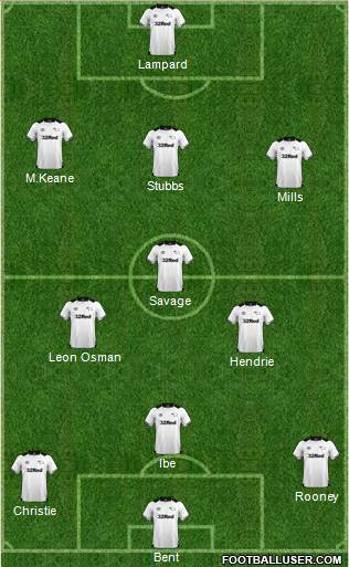 Derby County football formation