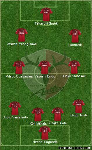 Kashima Antlers football formation