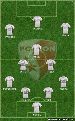 FC Sion football formation