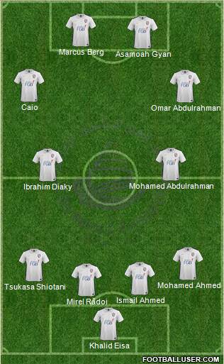 Al-Ain football formation