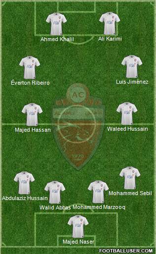 Al-Ahli (UAE) football formation