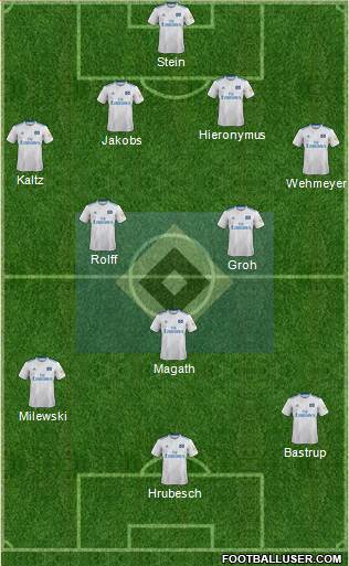 Hamburger SV football formation