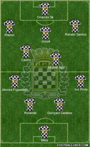 Boavista Futebol Clube - SAD 4-1-4-1 football formation