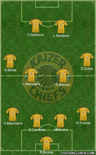 Kaizer Chiefs football formation
