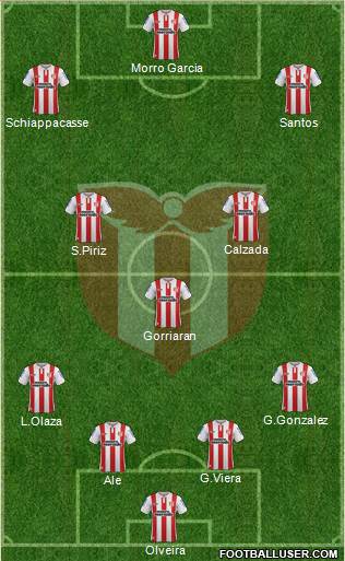 Club Atlético River Plate 4-3-3 football formation