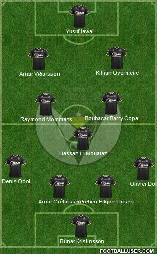 Sporting Lokeren OVl football formation