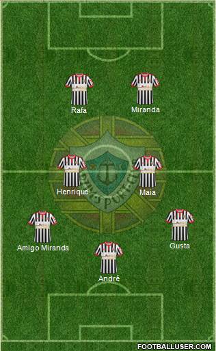 Varzim Sport Clube 3-5-1-1 football formation