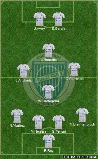 Godoy Cruz Antonio Tomba football formation