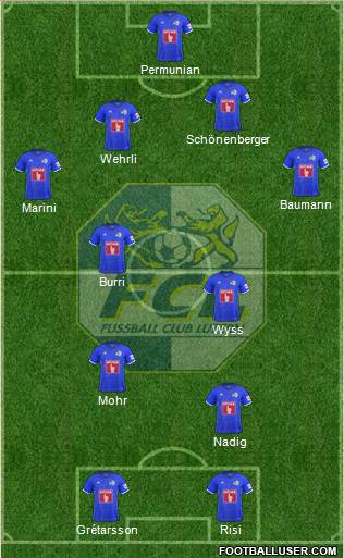 FC Luzern football formation