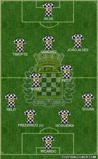 Boavista Futebol Clube - SAD 4-5-1 football formation