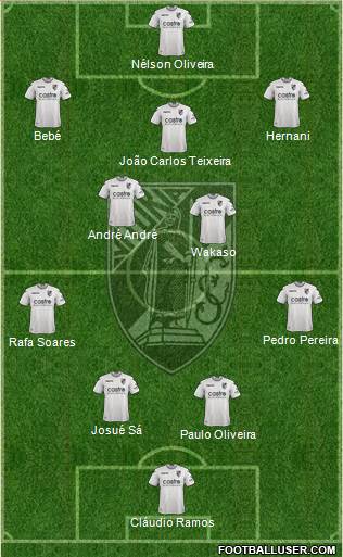 Vitória Sport Club 4-4-1-1 football formation
