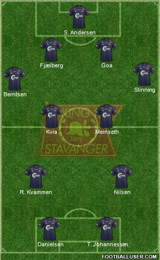 Viking FK 4-2-2-2 football formation