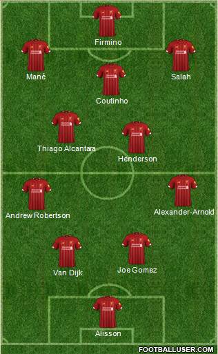 All Liverpool (England) Football Formations - page 7