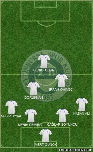 Zeytinburnuspor 4-2-1-3 football formation
