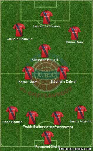 La Berrichonne de Châteauroux football formation