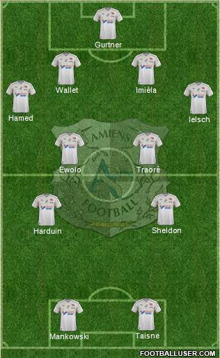 Amiens Sporting Club Football football formation