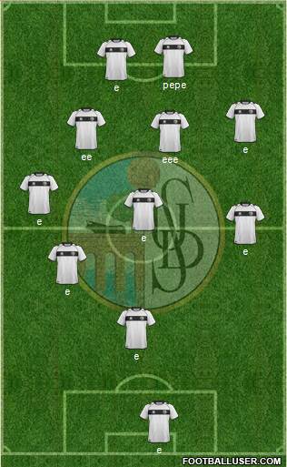 U.D. Salamanca S.A.D. 3-5-1-1 football formation