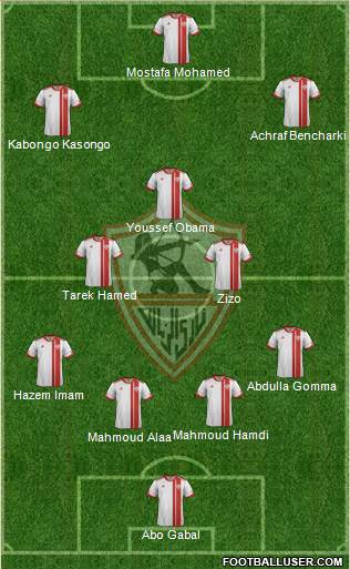 Zamalek Sporting Club football formation